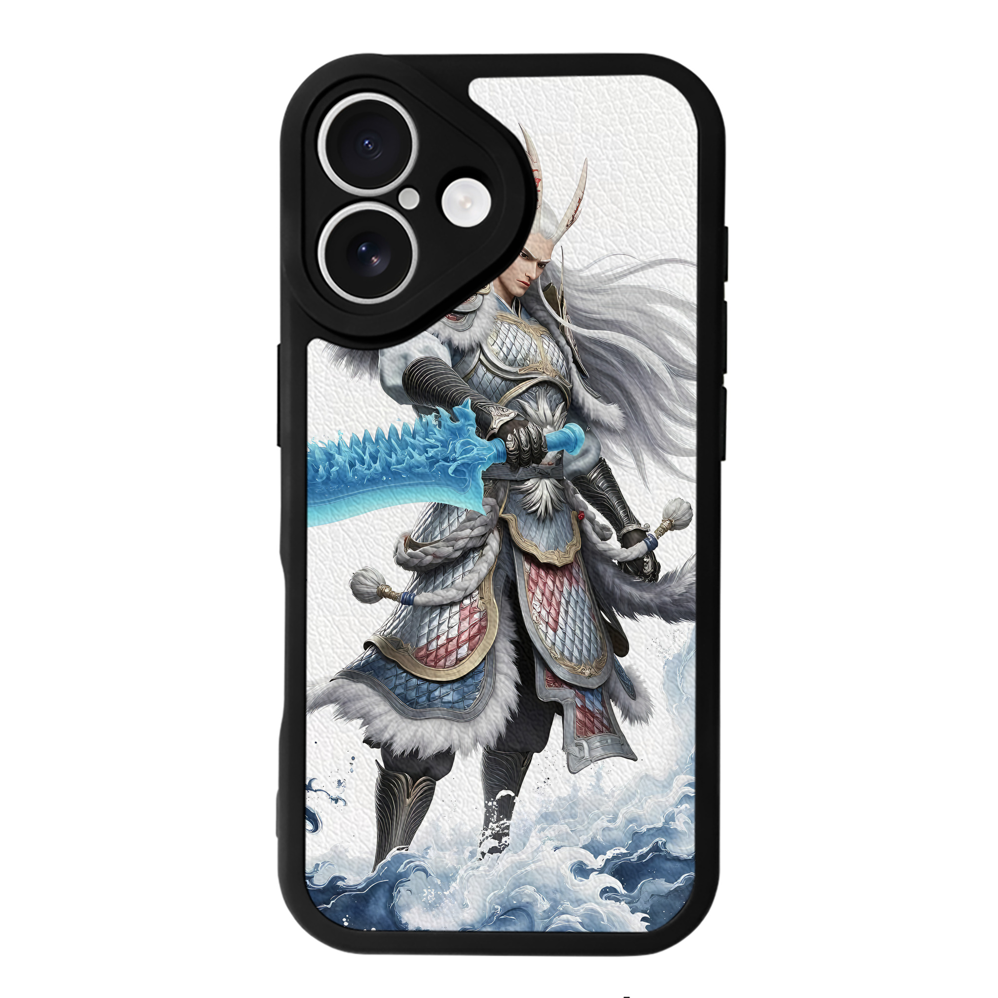（画像用） Ne Zha 2 ナタ 魔童の大暴れ 【iPhone 16シリーズ対応】シリコンスマホケース（レザー調） 材質：シリコン